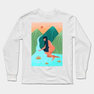 Mountain Bather Long Sleeve T-Shirt